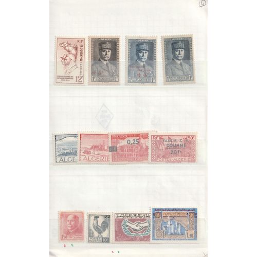 Algerie 12 Timbres Neufs **/*