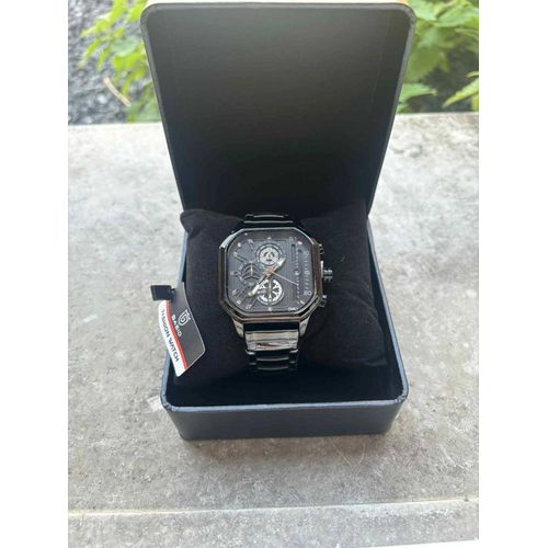Montre De Luxe Homme Sport - Cadran Multifonction Style Chronographe - Noir
