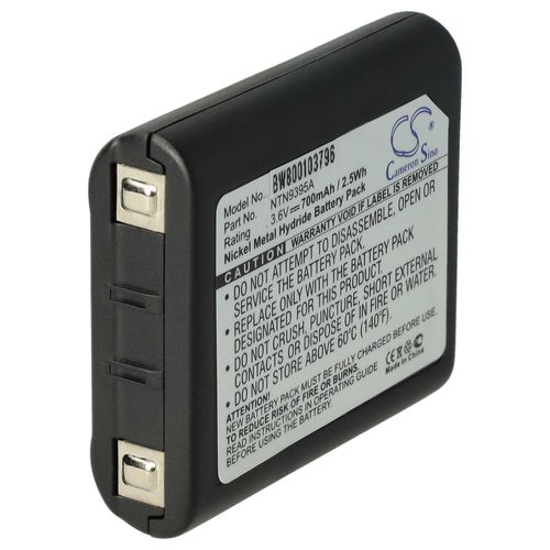 vhbw Batterie remplacement pour Motorola ULFRS4002A, ULFRS-4002A pour radio talkie-walkie (700mAh, 3,6V, NiMH)
