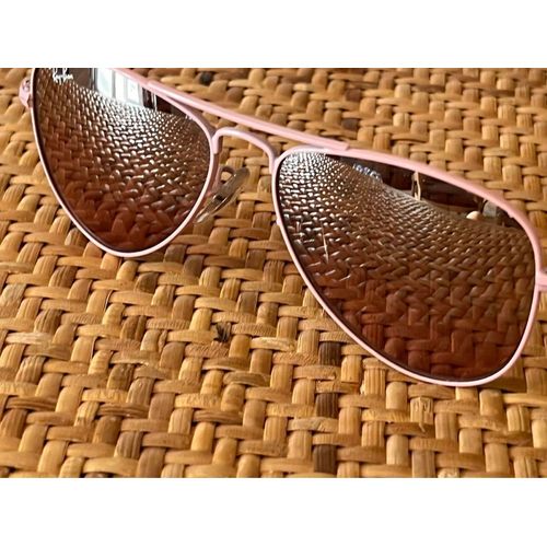 Lunettes Enfant  Pilote Ray-Ban, Parfait État Roses Vendu Sans Sa Boîte 