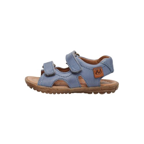 Sandales En Cuir Sky Bleu Clair