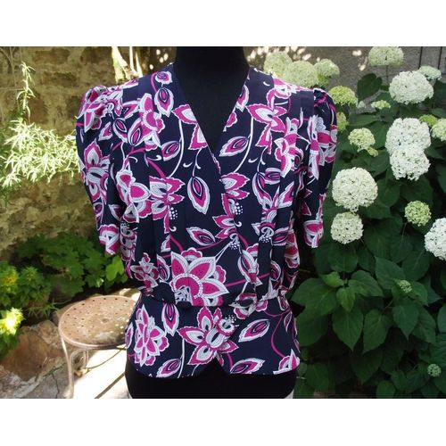 Chemisier Croisé Vintage 90'S Gérard Pasquier Paris Taille 40