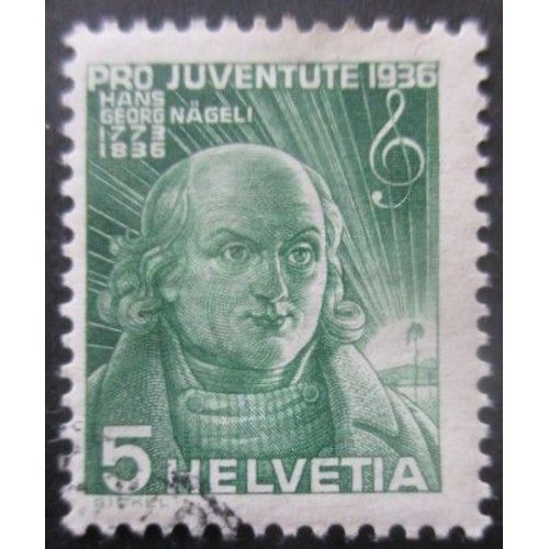 Suisse N°298 H. G. Naegeli Oblitéré