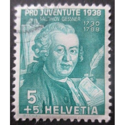 Suisse N°316 Salomon Gessner Oblitéré