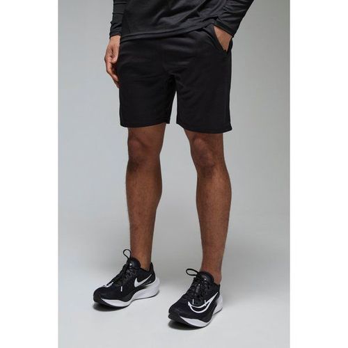Short De Sport Stretch À Poches Zippées - Man Active Homme - Noir - S, Noir