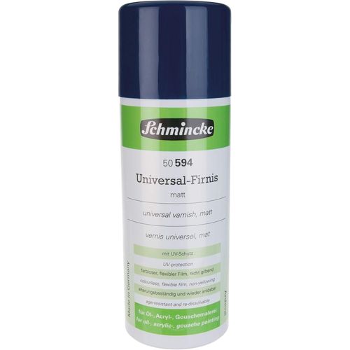 Vernis Universel Mat, Aérosol, 400 Ml, 50 594 042, Vernis De Finition Pour L'huile, L'acrylique Et Diverses Autres Techniques De Peinture, Vernis À Base De Résine Synthétique Avec Protection.[G823]