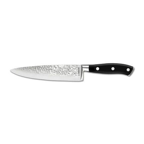 Sabatier Trompette - Carbon - Couteau De Chef 16 Cm Martelé Avec Protection De Lame - Marron