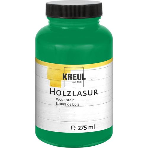 78212-Lasure Acrylique Couleurs intenses, 275 ML Pot Plastique Vert Sapin, pour Bois Naturel et Non traité, Fluide-Peinture Liquide à Base d'eau, 10111239, Fir Green.[G1302]
