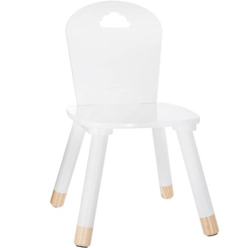 Atmosphera - Chaise Enfant Douceur Blanche.[G76]