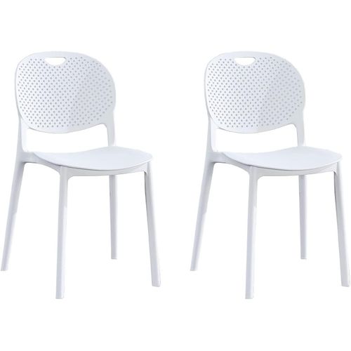 Chaise, Acier Allié, Pack De 2.[G629]