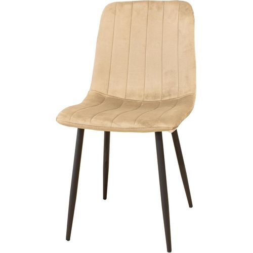 Chaise Linda, Acier, Taupe, 1.[G639]