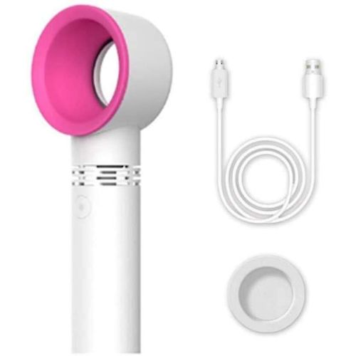 Mini Refroidisseur Portatif Sans Lame, Rechargeable Par Usb, Ventilateur Pratique Sans Feuilles Avec Indicateur Led À 3 Niveaux De Vitesse