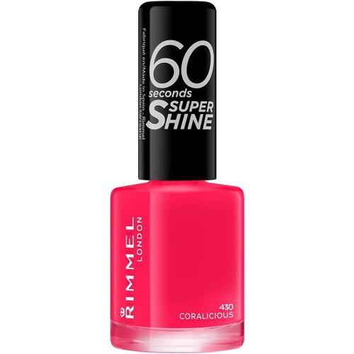 Vernis À Ongles 60 Seconds Super Shine - Ultra Brillance Et Longue Tenue - Séchage Rapide - Coralicious - 8ml.[G8] 