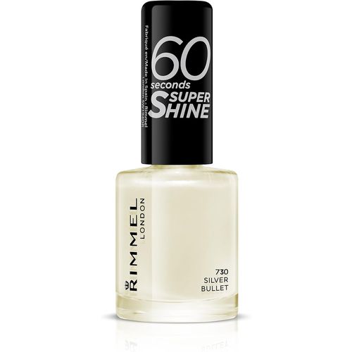 Vernis À Ongles 60 Seconds Super Shine - Ultra Brillance Et Longue Tenue - Séchage Rapide - 730 Silver Bullet - 8ml.[G5] 