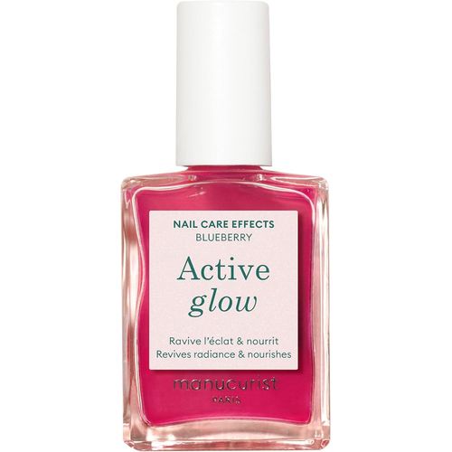 Active Glow Blueberry (Rose Froid) Vernis À Ongles Soin Reparateur Bio-Sourcé: Amande Douce, Myrtille, Vernis A Ongle Nourrissant & Brillant, Vernis Transparent Effet Rosé Vernis Rosé.[G184] 