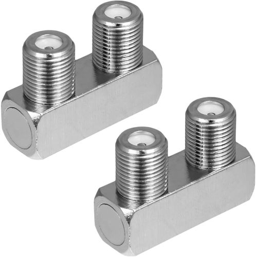 2 x F-Shape Satellite Coaxial Connector U Shape for 4K TV