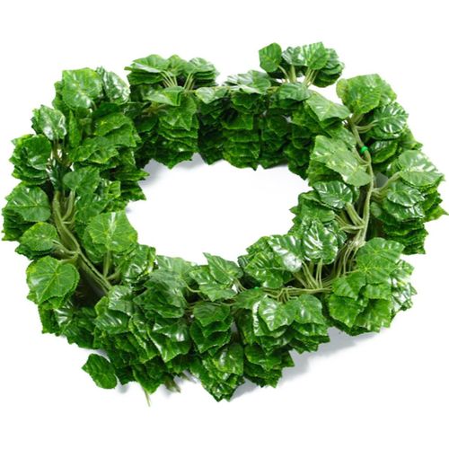 Guirlande de lierre artificiel à suspendre pour cuisine,terrasse,balançoire,balcon,mariage,jardin,bureau,fête,décoration de Noël,décoration murale,feuille de vigne E