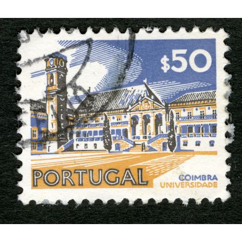 Timbre Oblitéré Portugal, Coimbra Universidade, S 50