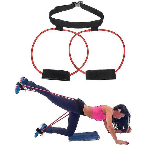 Ceinture De Bande De Butin Pour Femmes - Ceinture De Taille Musculaire Avec Bande De Résistance - Boucle D'entraînement Réglable Pour Dames, Entraîneur De Muscles Élastiques, Exercice De Levage Des Fessiers Du Corps (