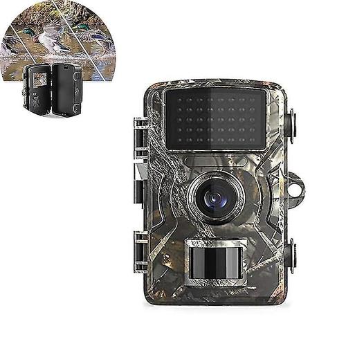 Caméra De Chasse ? 12 Mp 1080p Pour Sentiers De La Faune Et Caméra De Jeu, Caméra De Sécurité Activée Par Le Mouvement, Étanche Ip66, Infrarouge Extérieur