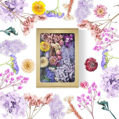 Dried Flowers Natural Dried Flowers Dried Flowers Decoration Dried Flower Dried Flower Dried Flower Dried Flowers For Resin Epoxy For Diy Crafts Scrapbooking Soap Candles (Purple)