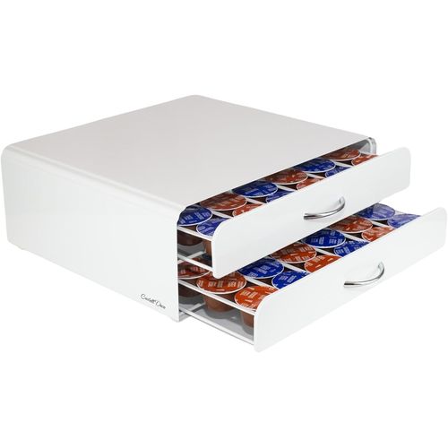 Capsule Holder Dolce Gusto 36 Or 72 Pieces,Coffee Capsules,Storage Holder For Pods White (72 Capsules)