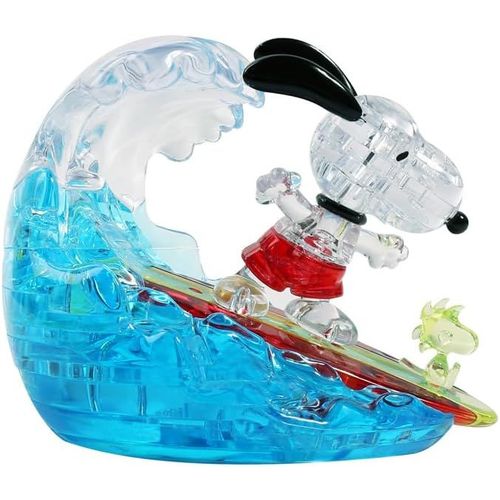 3D Crystal Puzzle Snoopy Surfing, 59188, Multicolore