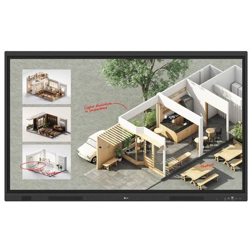 LG CreateBoard 55TR3DQ - 55" TR3DQ Series écran LCD rétro-éclairé par LED - éducation/entreprise - avec écran tactile (multi-touch) / réseau de 8 microphones - Android - 4K...