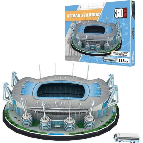 3D Stade de Football Puzzle DIY Jouets de Construction Ensembles (Etihad Stade 118pcs)