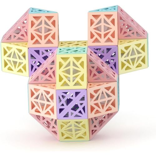 Casse Tete Serpent Magique 36 Pièces Magic Snake Snake Cube Magic Snake Cube Jeu de Casse-tête pour Fête, Sac Cadeau, Anniversaire et Fête Jouets pour Enfants Garçon Fille