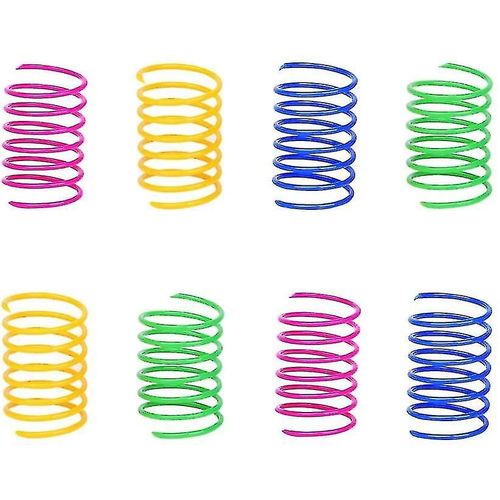 Jouet À Ressort Pour Chat (Paquet De 60), Jouets Pour Chatons, Ressorts En Spirale En Plastique