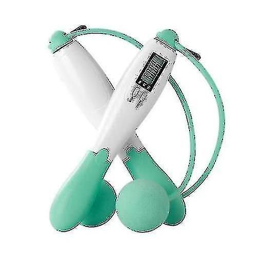 Corde À Sauter À Comptage Électronique (Sans Fil) Pour Le Sport Et Le Fitness, Vert