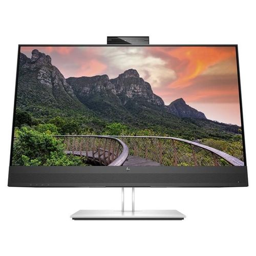 HP E27m G4 Conferencing Monitor - E-Series - écran LED - 27" - 2560 x 1440 QHD @ 75 Hz - IPS - 300 cd/m² - 1000:1 - 5 ms - HDMI, DisplayPort, USB-C - haut-parleurs - argent (support), tête noire