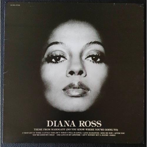 Diana Ross - Theme From Mahogany (Do You Know Where You're Going To) - Original French Press Paper Label  (Y) Lp/33rpm/12" 1976 Tamla Motown 2c 066.97508 France - Boutique Axonalix