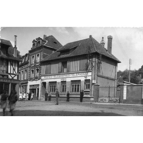Carte Postale Année 1950 - N° 6 Brionne - 27 - Eure - La Poste - Ecrite - Timbre Et Obliteration
