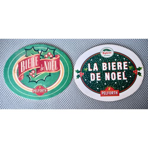 2 Sous-Bocks Bière Pelforth. Bière De Noël.
