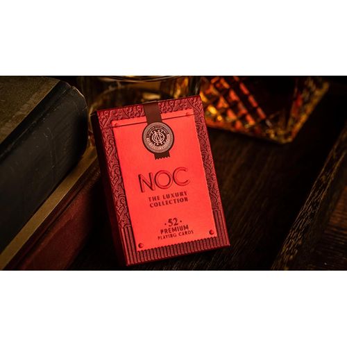 Noc (Rouge) The Luxury Collection De Cartes À Jouer Par Riffle Shuffle X The House Of Playing Cards.[G911]