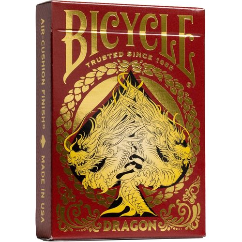 Red Dragon - Jeu de 54 Cartes à Jouer - Jeu emblématique à l¿effigie de créatures légendaires ¿ Cartes personnalisées de Collection - Magie/Carte Magie.[G250]