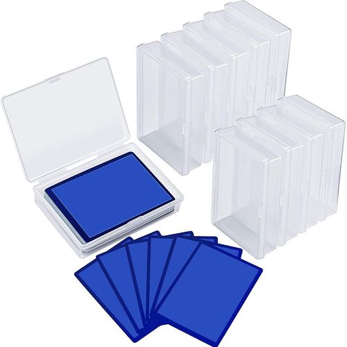 Lot De 15 Boîtes De Rangement Pour Cartes À Jouer - Étui Transparent - Boîte De Rangement Vide Pour Cartes À Jouer.[G725]