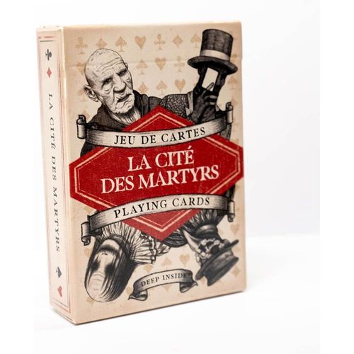 Jeu De Cartes À Jouer La Cité Des Martyrs, 52 Cartes, Inclut 3 Tours De Magie.[G67]
