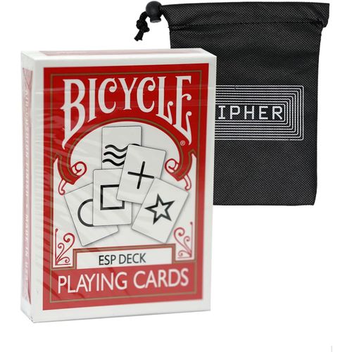 Rider Back Esp Deck ¿ 55 Cartes ¿ Cartes À Jouer Magic Esp ¿ Comprend Un Sac De Cartes À Jouer Chiffré.[G783]