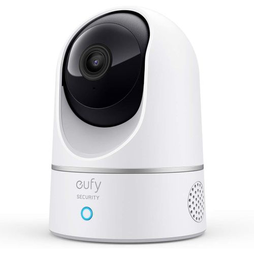 Security Indoor Cam 2K Pan & Tilt Camera Surveillance WiFi, caméra intérieure, Détection des Humains et Animaux par l'IA, Assistants Vocaux, Carte microSD Requise(reconditionné).[G1674]