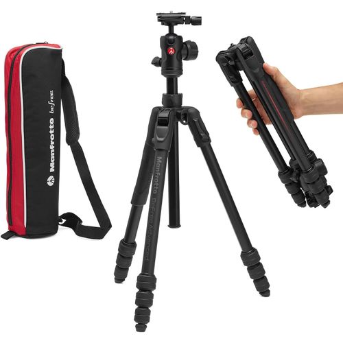 Befree Advanced AS, Camera Tripod, Twist Lock, Compatible with Arca-Swiss, Portable, Compact Travel Tripod Kit, Ball Head, Aluminium Tripod for DSLR, Mirrorless Cameras, Camera Accessories.[G2063]