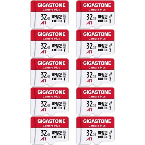 Carte Mémoire 32 Go Lot De 10 Cartes, Caméra Plus Série, Vitesse Allant Jusqu'à 90 Mo/S. Idéal Pour Full Hd Video Gopro Drone Caméra, U1 Carte Micro Sdhc Avec Mini Coque Et Adaptateur Sd..[G2315]-Marque Générale