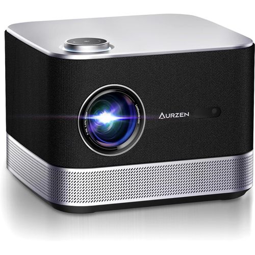 Boom 3 Videoprojecteur 4K, Officielle-Netflix/DoIby, Auto Focus/Keystone, 500 ANSI Vidéoprojecteur WiFi Bluetooth Portable Projecteur, Full HD 1080P, 2x18W Haut-Parleurs, Zoom, HDMI/USB, Noir