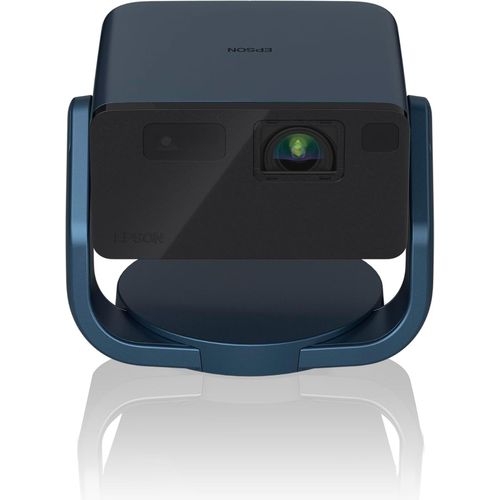 EF-22N Mini Smart Laser Projector | Projecteur Vidéo Portable Full HD, 1920 x 1080p, Haut-Parleur Bluetooth 5W, Projection au Mur, au Sol ou au Plafond, 1000 Lumens, Google TV | 150"", Bleu/Noir