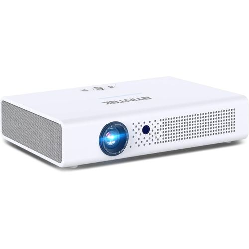R19 Mini projecteur 3D DLP, projecteur LED WiFi Portable, Prise en Charge du Film d'écran Full HD 1080P 4K 300 Pouces, Haut-parleurs stéréo Hi-FI Home cinéma de Voyage en Plein air