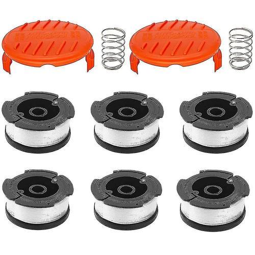 Bobine Black+Decker A6481 + Lot De 6 Lignes Pour Débroussailleuse Reflex