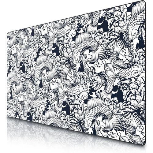 Tapis de Souris Gaming XXL 1500x800mm, Mouse Pad Mat, sous-Main Bureau Gamer Extra Large en Tissu, Base antidérapante, Haute précision et Vitesse, pour Souris claviers Roccat Razer Logitech.[G799]