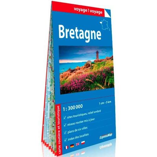 Bretagne 1/300.000 (Carte En Papier)